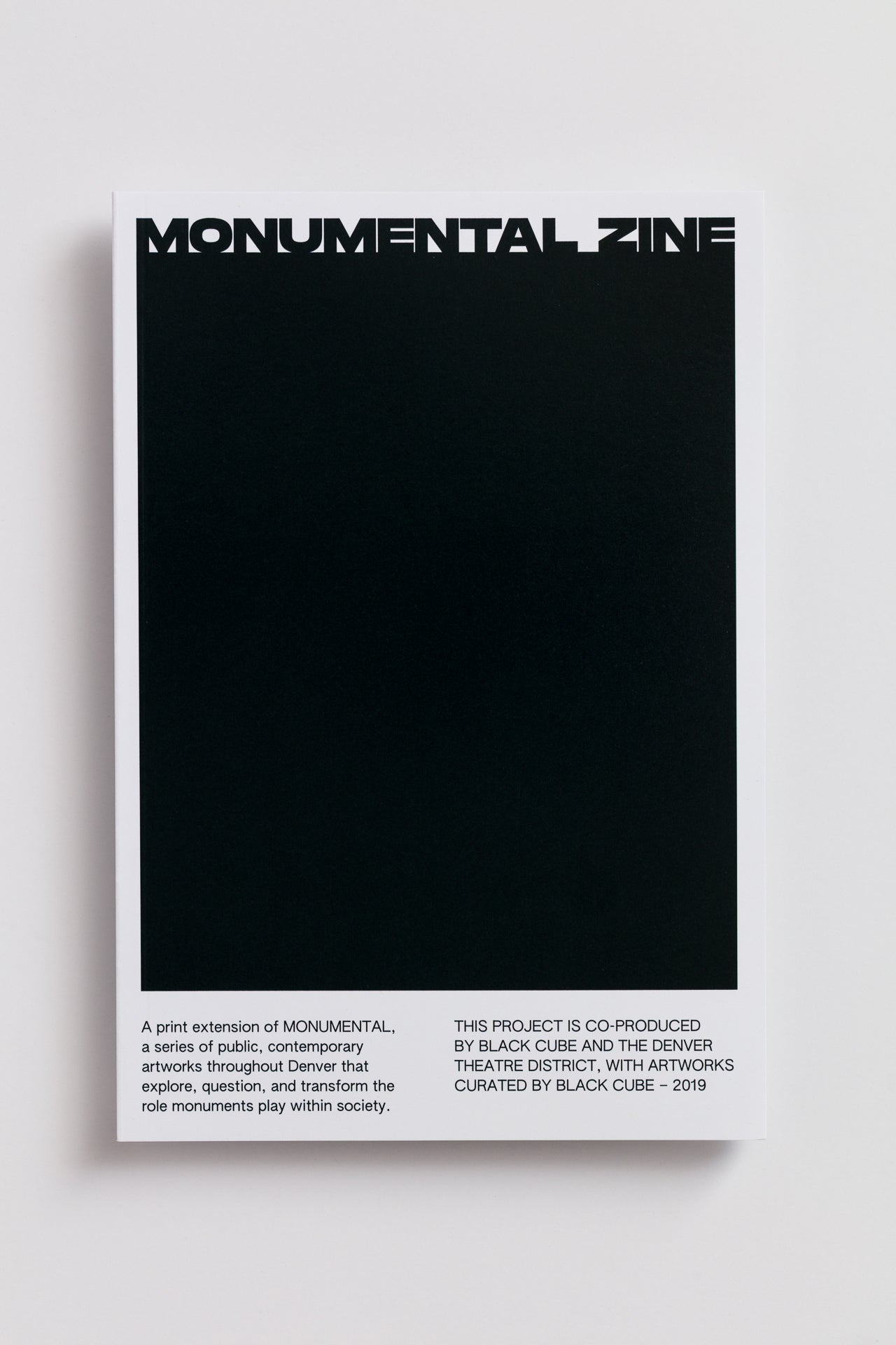 'MONUMENTAL' Zine