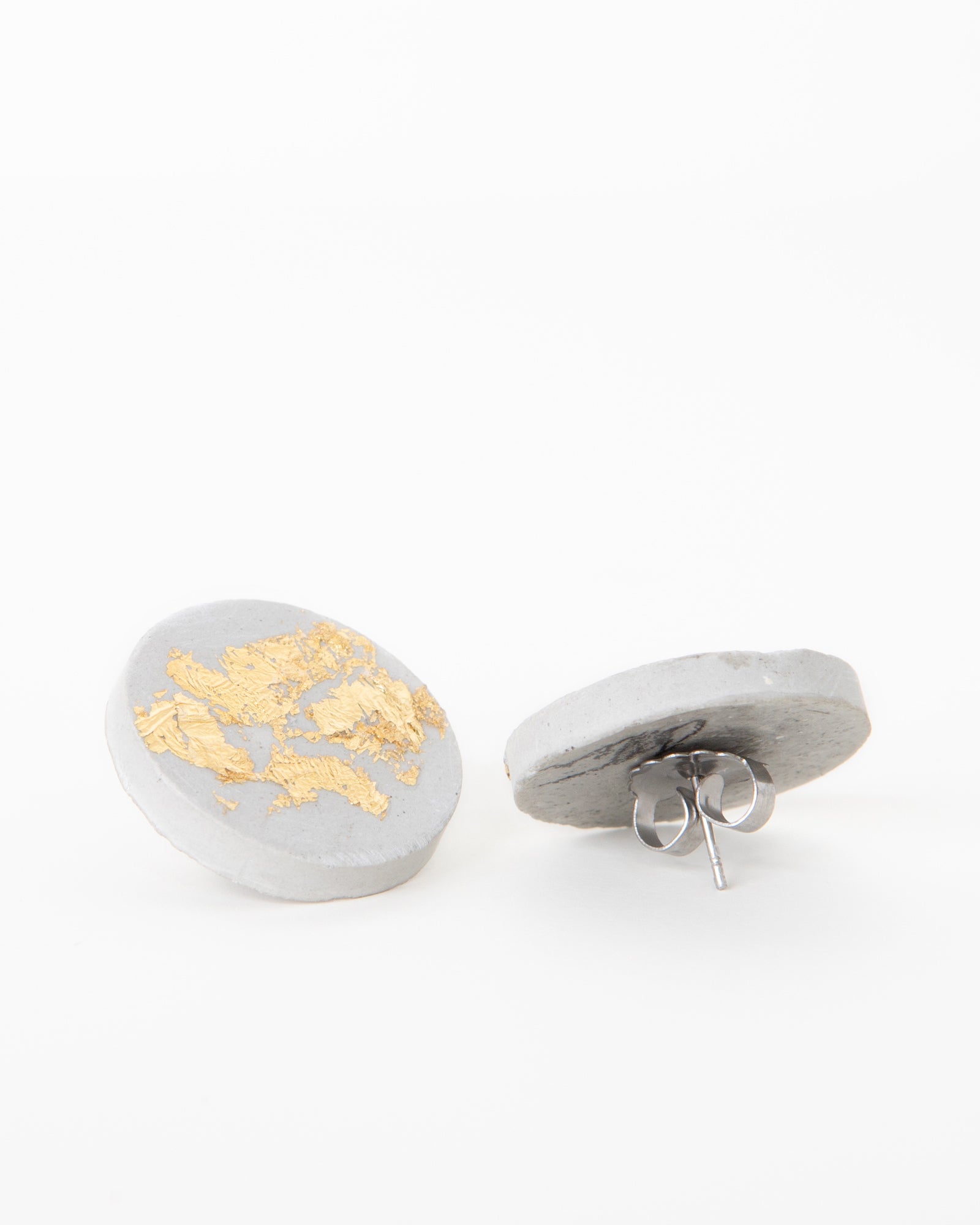 J. Cotter Concrete Circle Earring