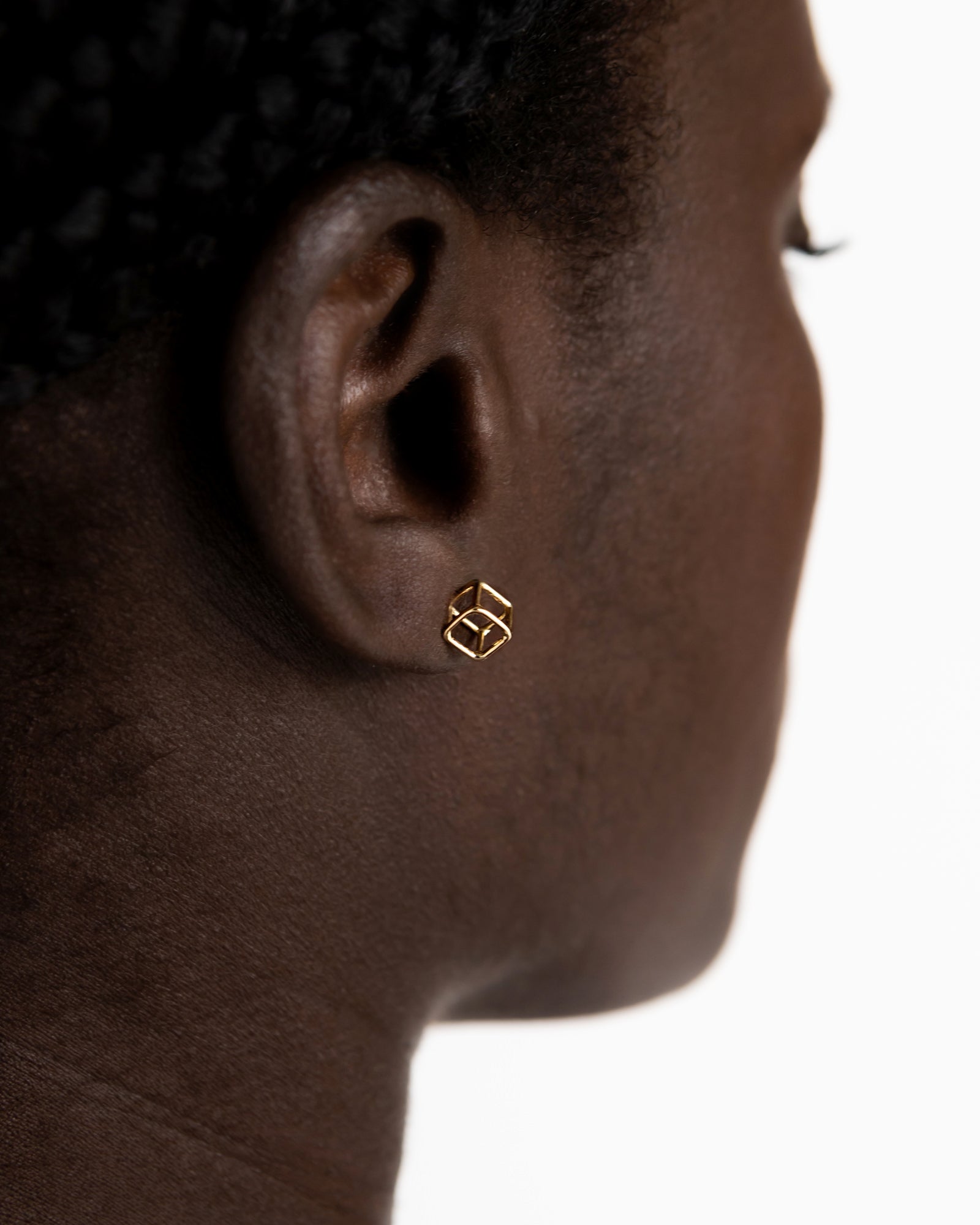 Talisman Melty Cube Earring